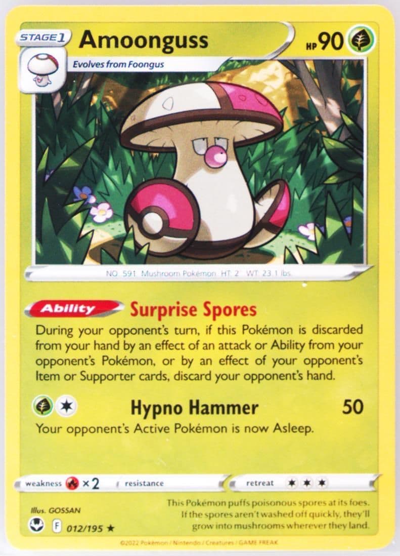 Amoonguss (012) 2022 Pokemon Sword & Shield Silver Tempest