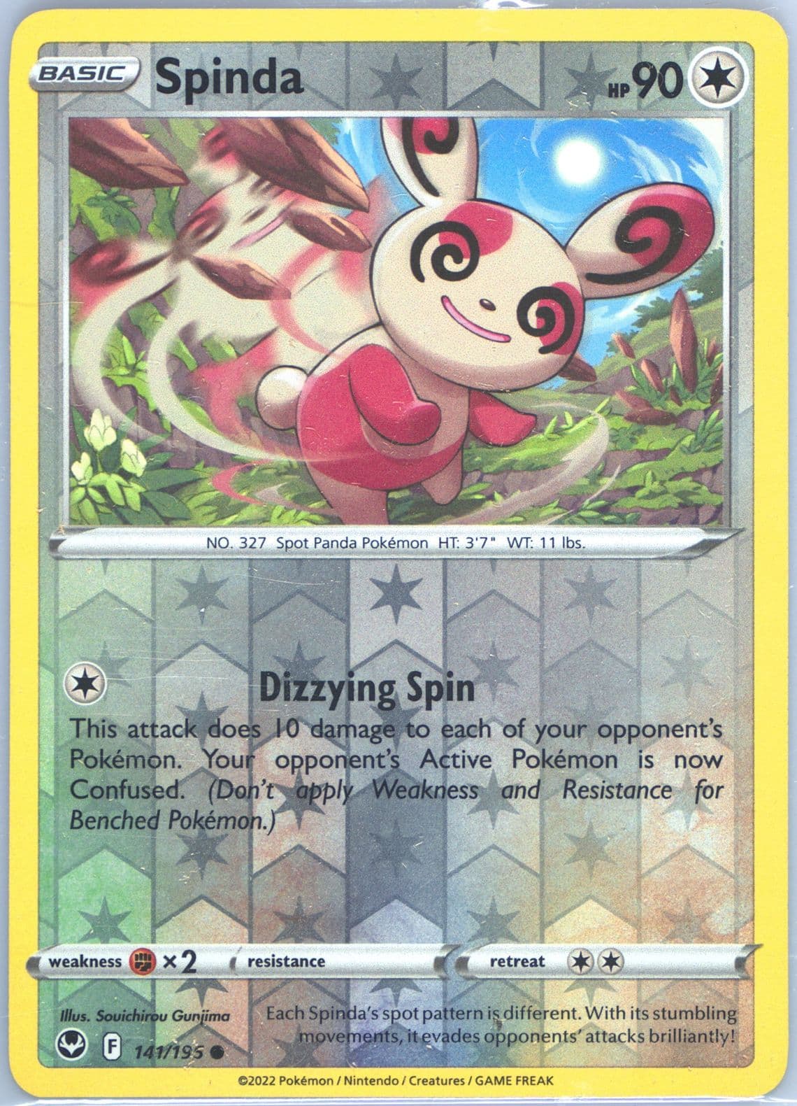 Spinda (141) 2022 Pokemon Sword & Shield Silver Tempest