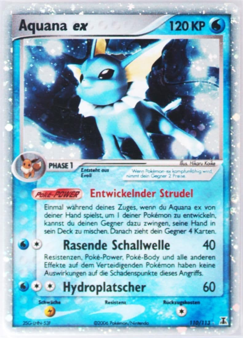Aquana EX-Holo German (110) 2005 Pokemon EX Delta Species