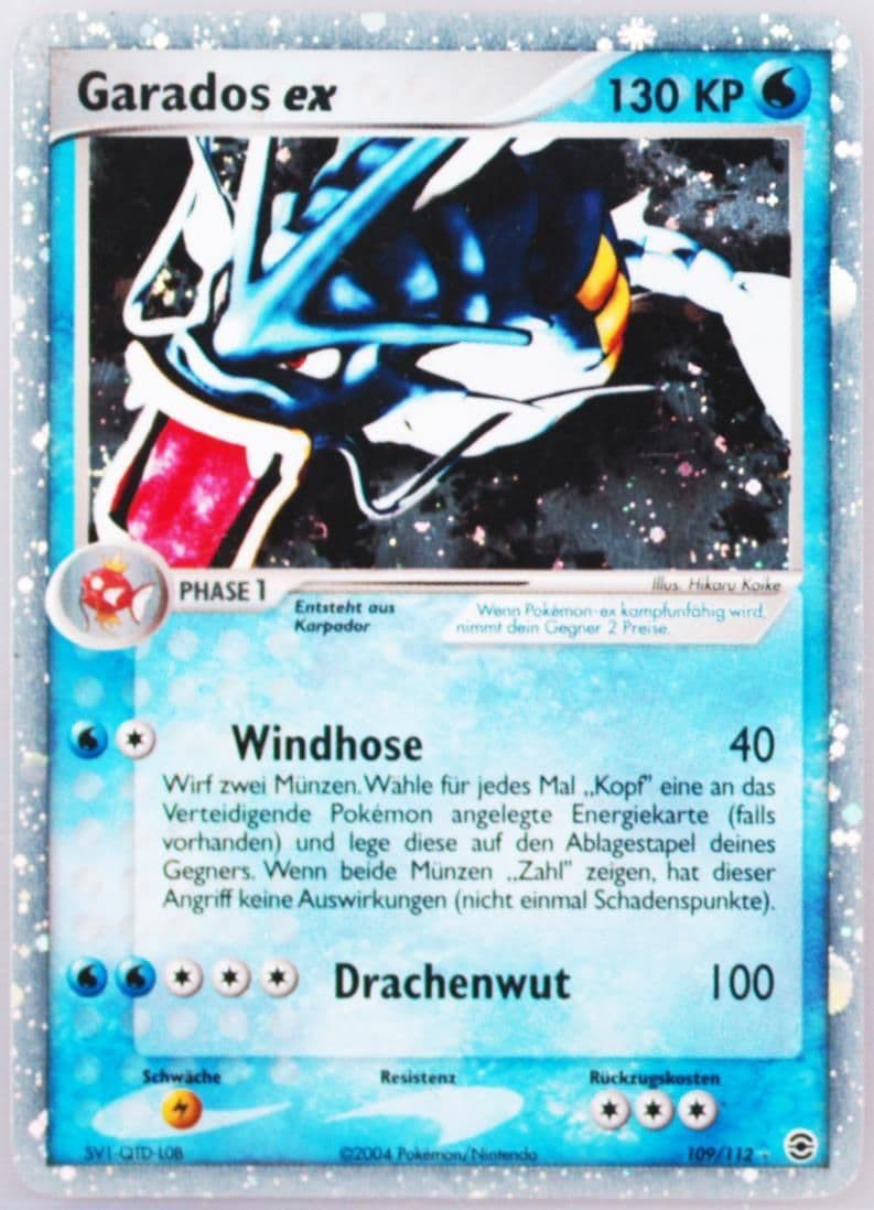 Garados EX-Holo German (109) 2004 Pokemon EX Fire Red & Leaf Green