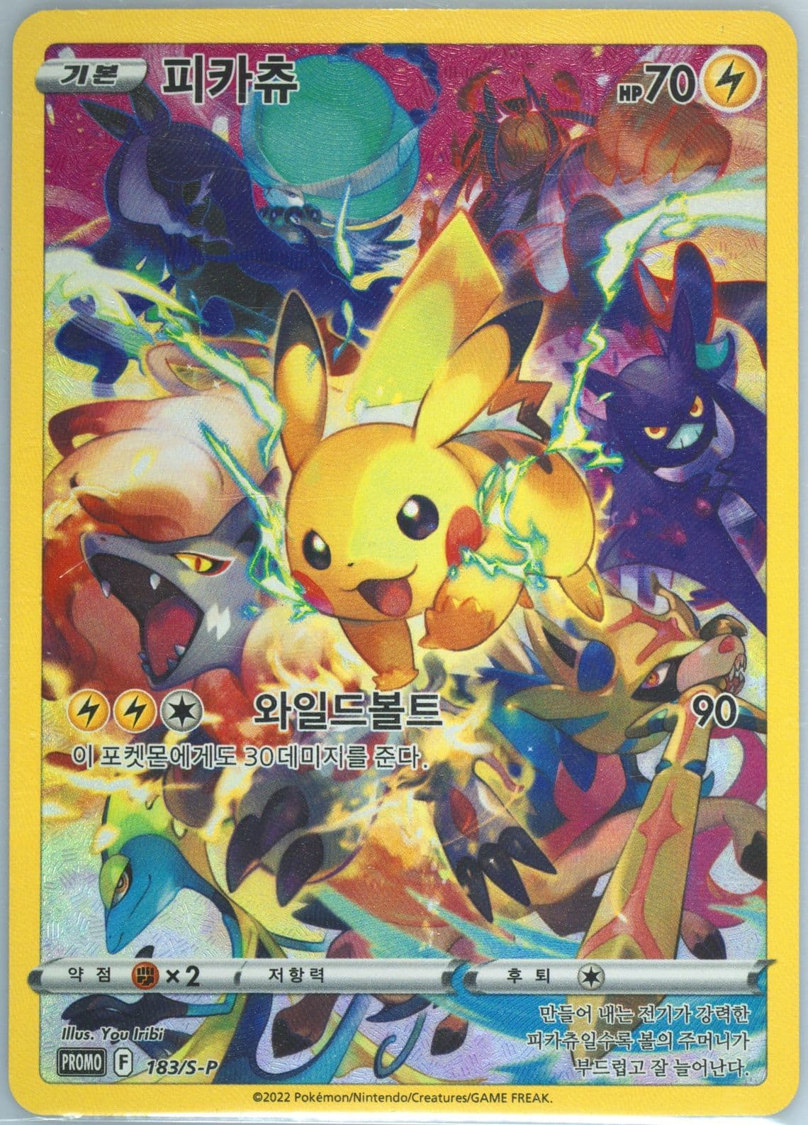 Full Art/Pikachu Precious Collector Box Sword & Shield (183) 2022 Pokemon Korean S Promo