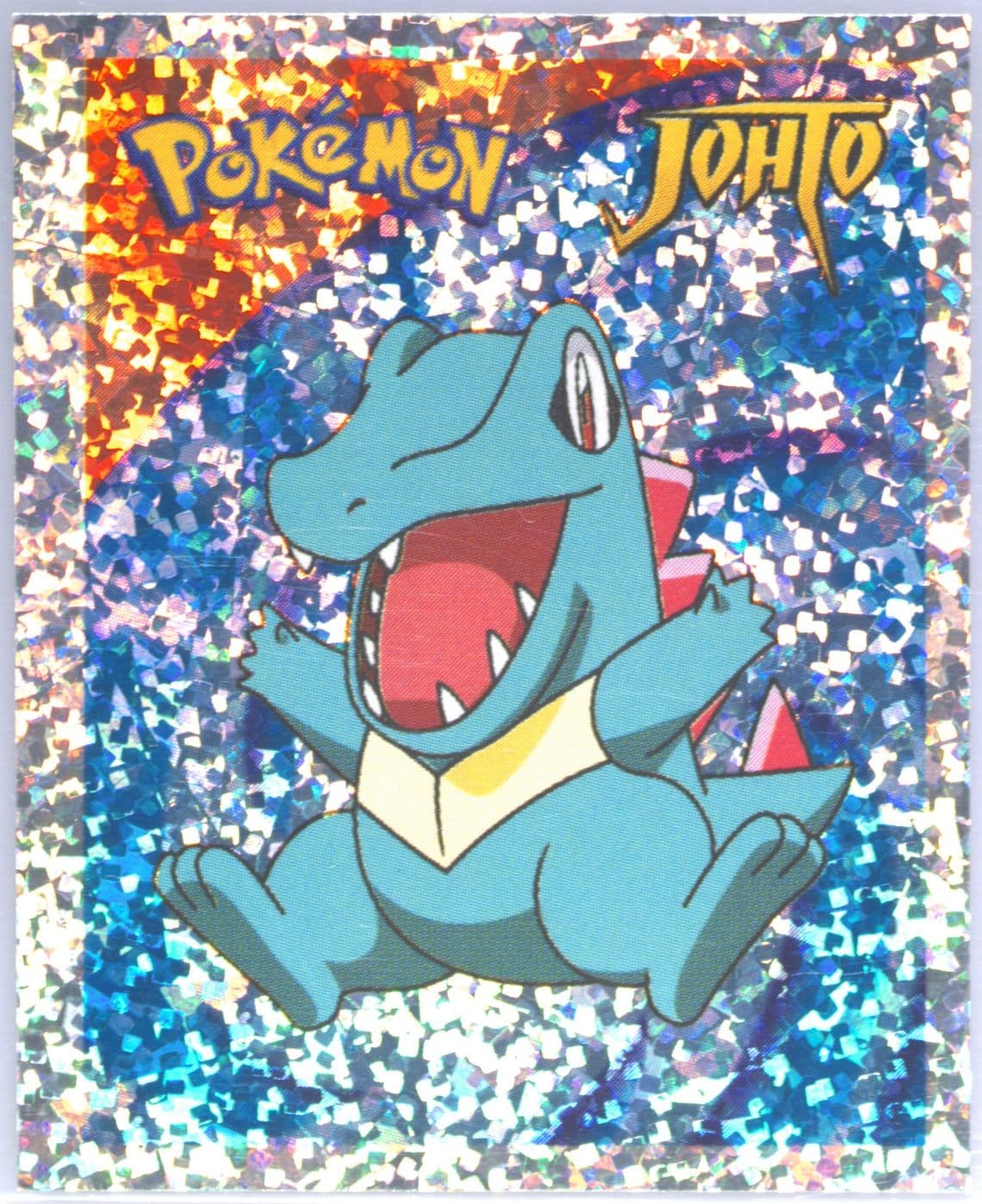 Totodile-Prism (43) 2001 Merlin Pokemon 3