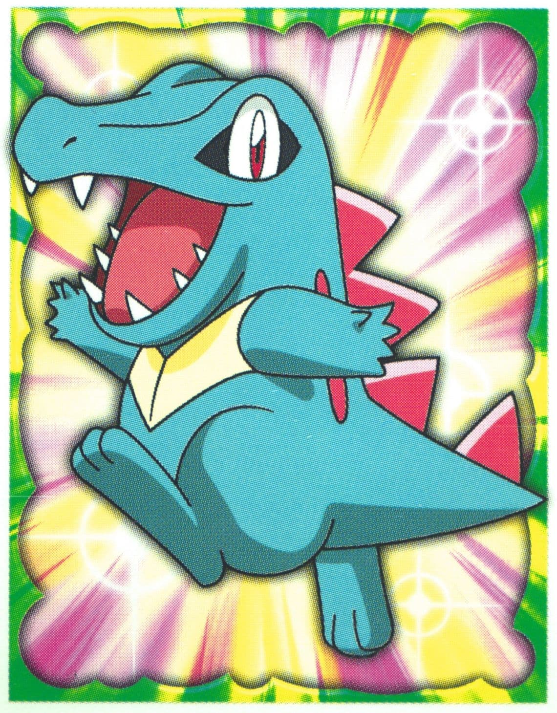 Totodile (7) 2001 Merlin Pokemon 3