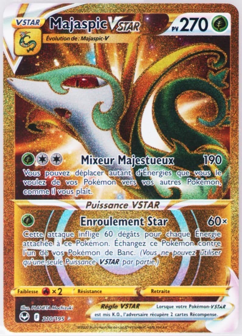 Full Art/Majaspic Vstar French-Secret (210) 2022 Pokemon Sword & Shield Silver Tempest