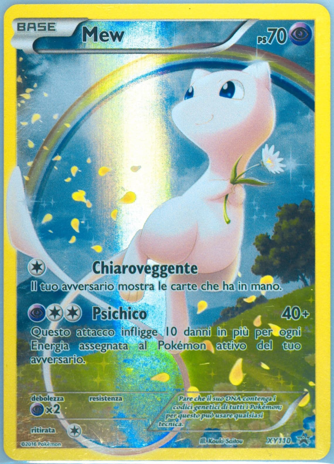 Full Art/Mew Mythical Pokemon Collection-Italian (XY110) 2016 Pokemon XY Black Star Promo