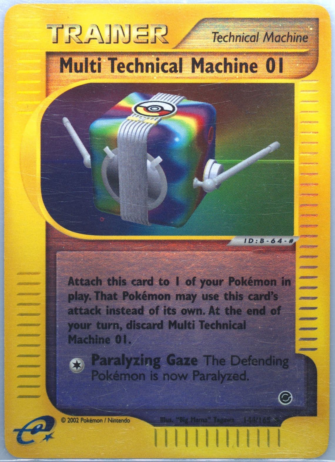 Multi Technical Machine 01-Reverse Foil (144) 2002 Pokemon Expedition