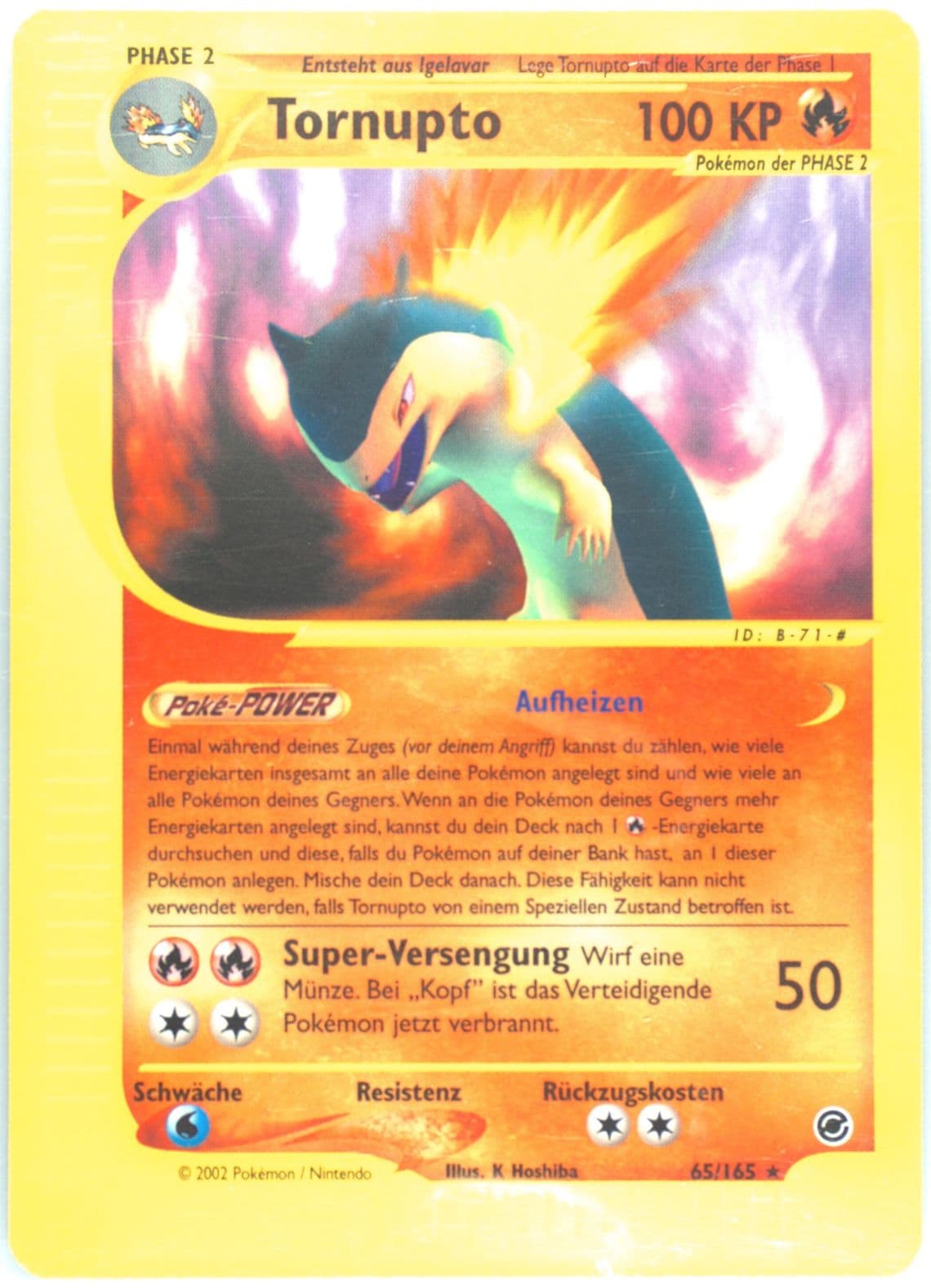 Tornupto German (65) 2002 Pokemon Expedition