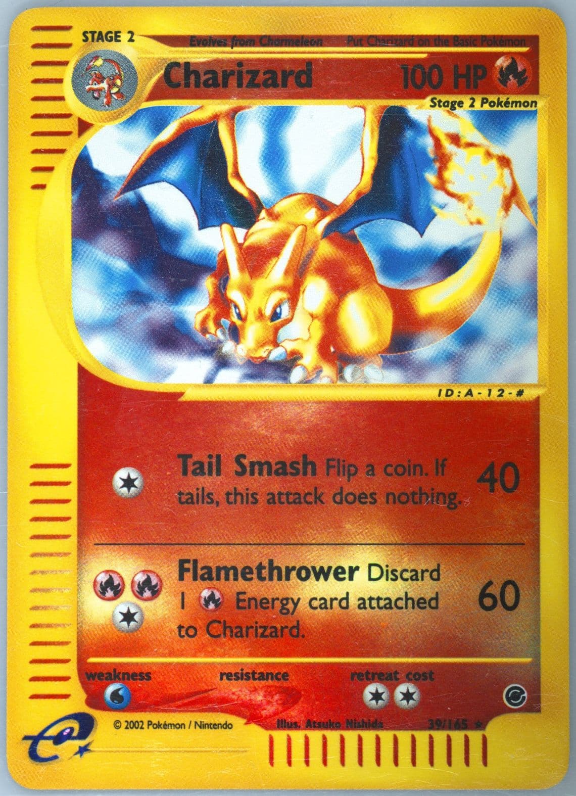 Charizard-Reverse Foil (39) 2002 Pokemon Expedition