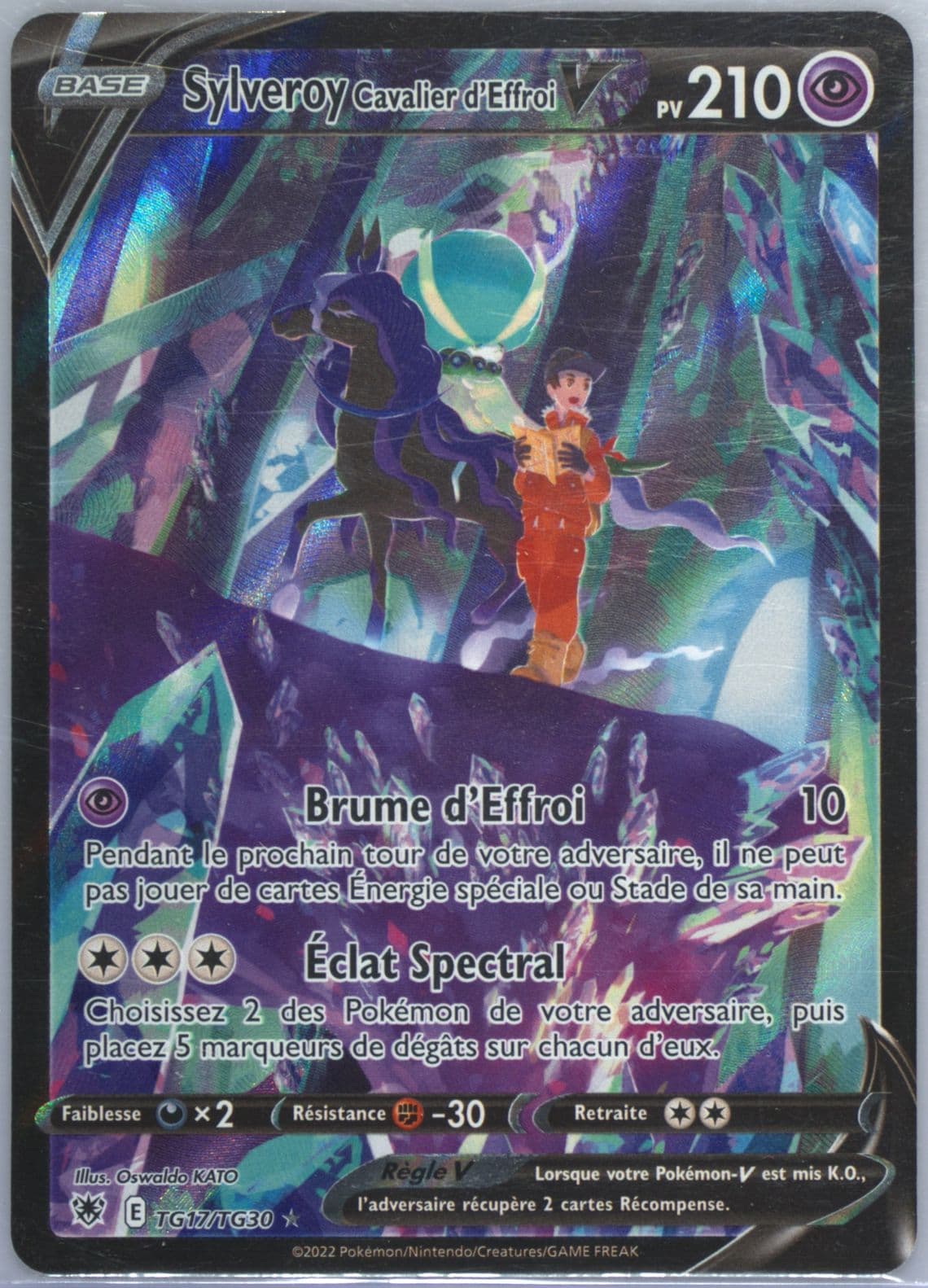Full Art/Sylveroy Cavalier D'Effroi V French (TG17) 2022 Pokemon Sword & Shield Astral Radiance