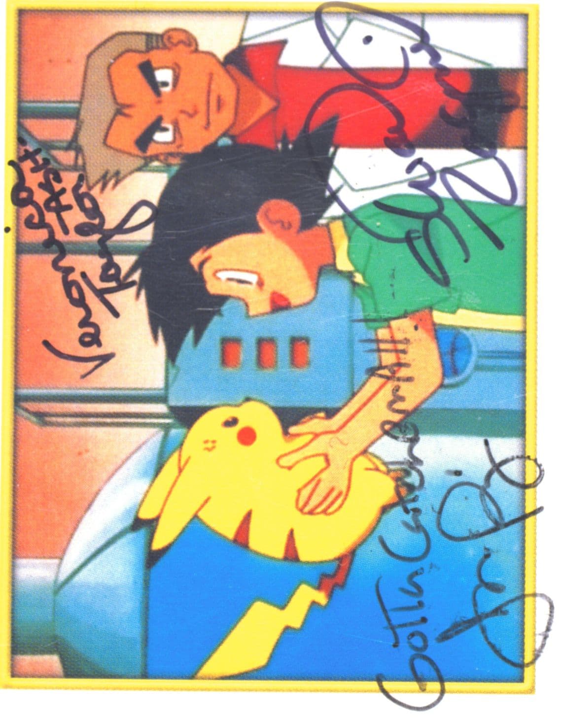 Ash/Pikachu/Professor Oak (7) 2000 Merlin Pokemon 2