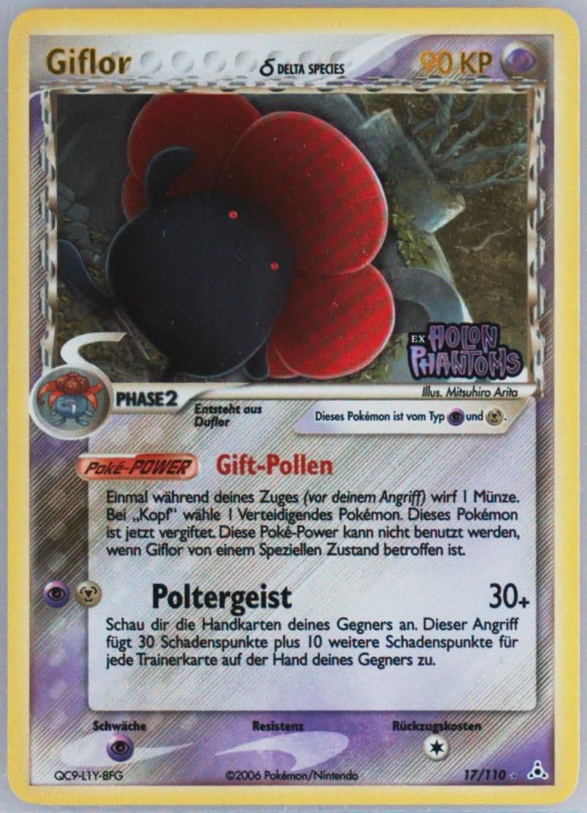 Giflor-Reverse Foil German (17) 2006 Pokemon EX Holon Phantoms