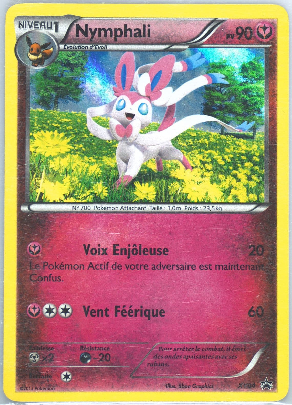 Nymphali-Holo Sylveon Collection-French (XY04) 2014 Pokemon XY Black Star Promo