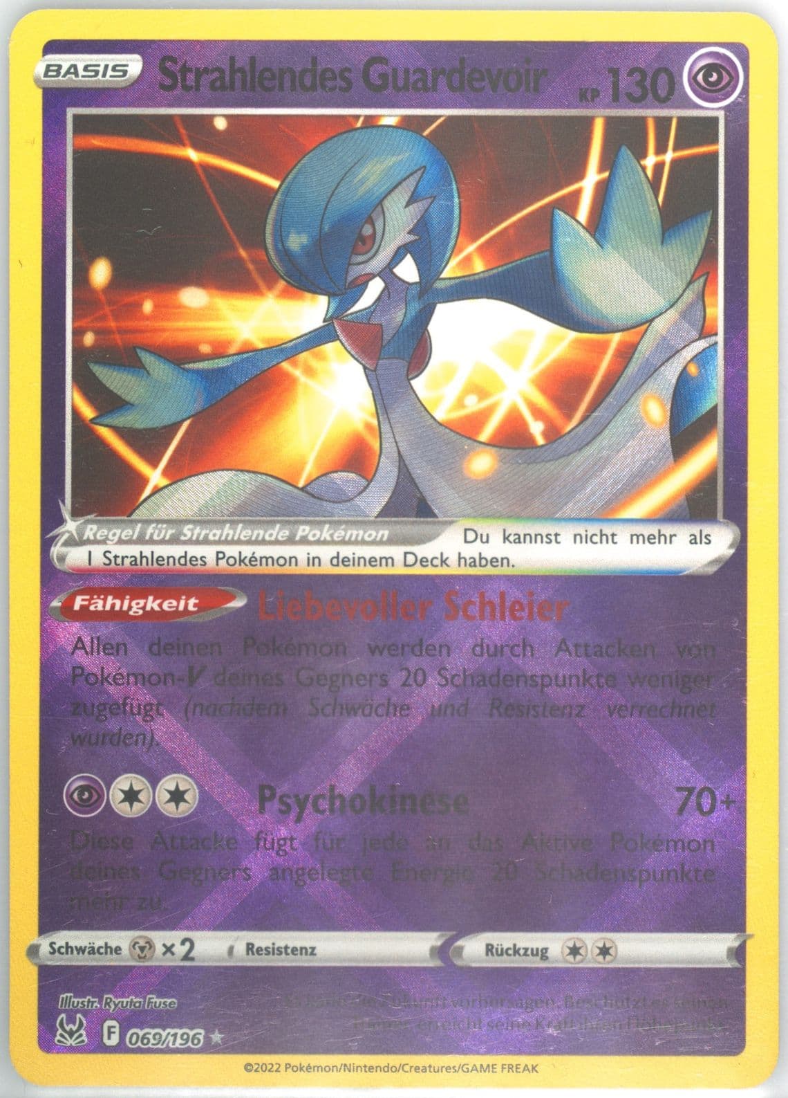 Strahlendes Guardevoir German (069) 2022 Pokemon Sword & Shield Lost Origin