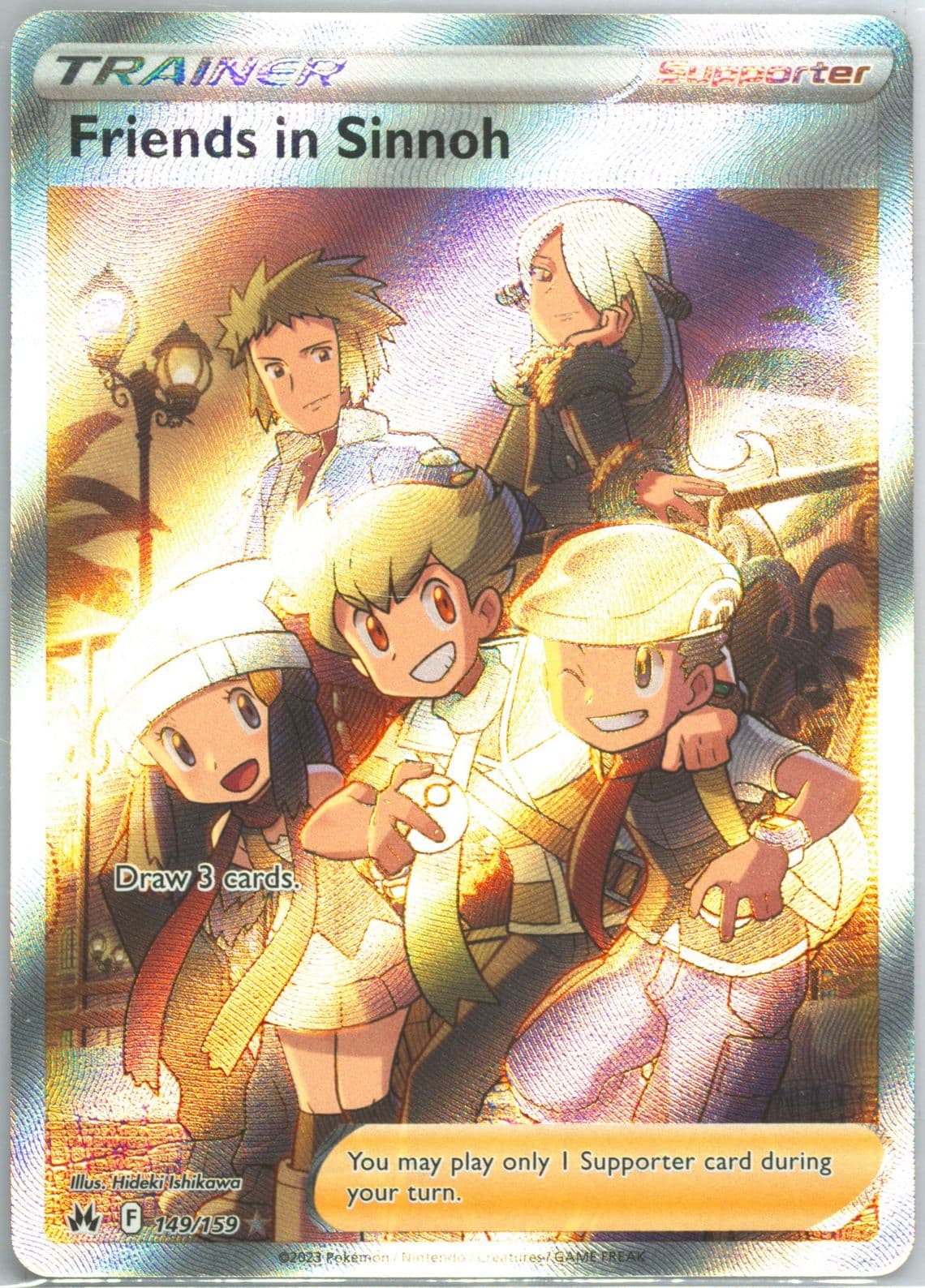 Friends in Sinnoh (131) 2023 Pokemon Sword and Shield Crown Zenith