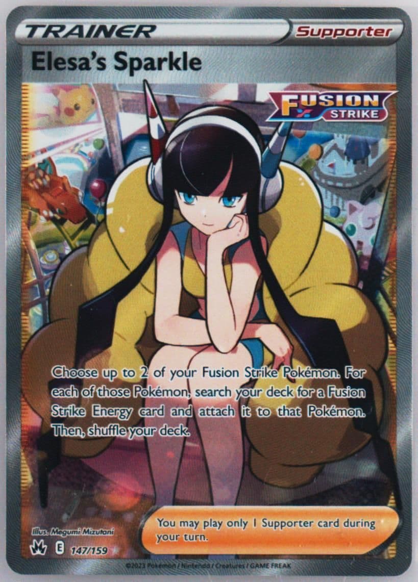 Full Art/Elesa's Sparkle (147) 2023 Pokemon Sword and Shield Crown Zenith