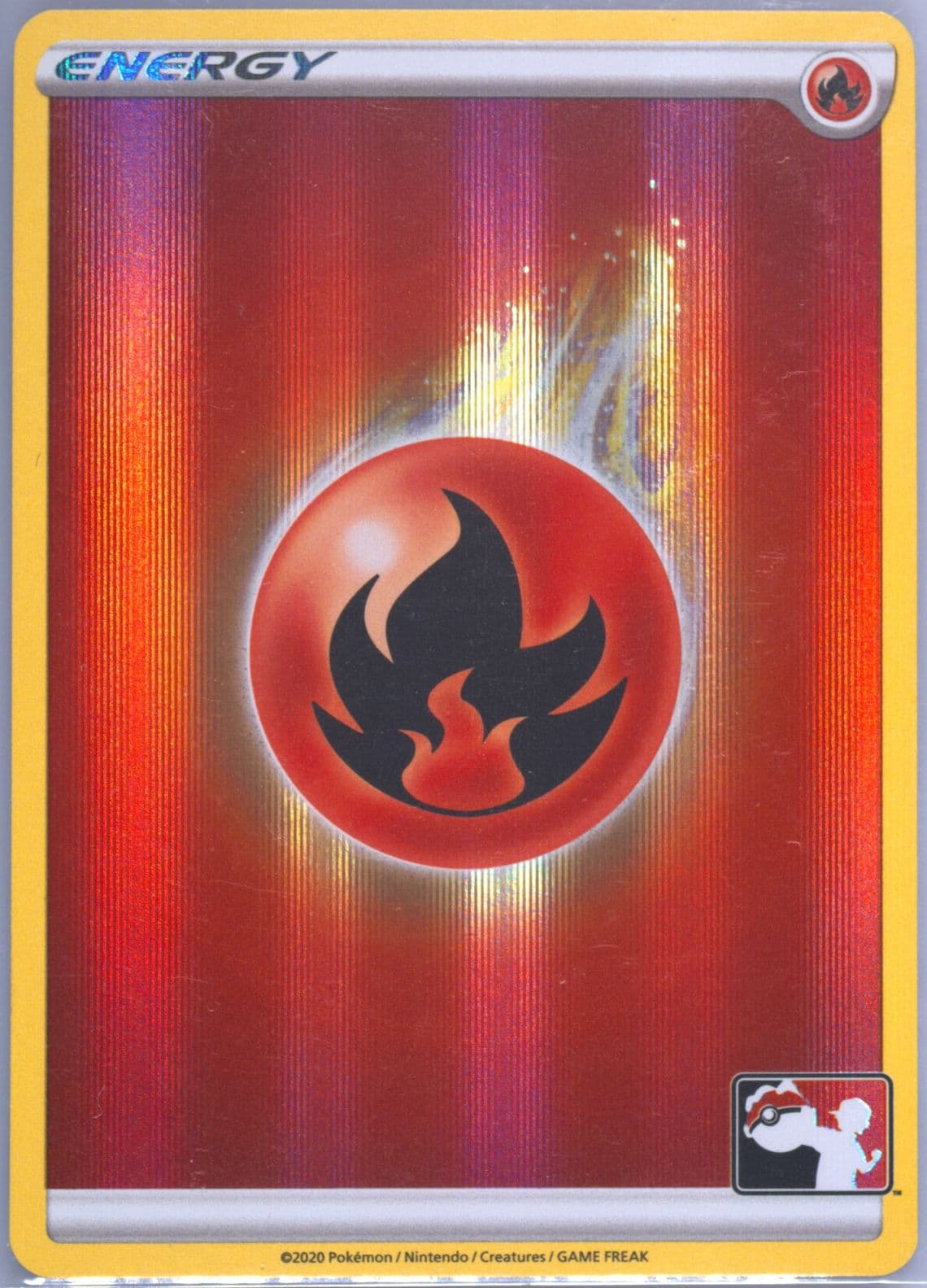 Fire Energy-Holo 2022 Pokemon Play! Pokemon Prize Pack: Series 1