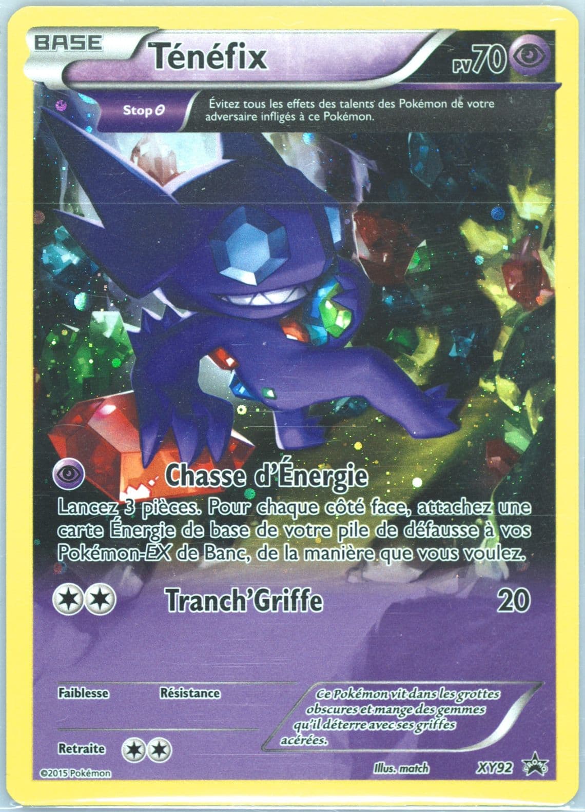 Tenefix-Holo Breakthrough Three Pack Blister-French (XY92) 2015 Pokemon XY Black Star Promos