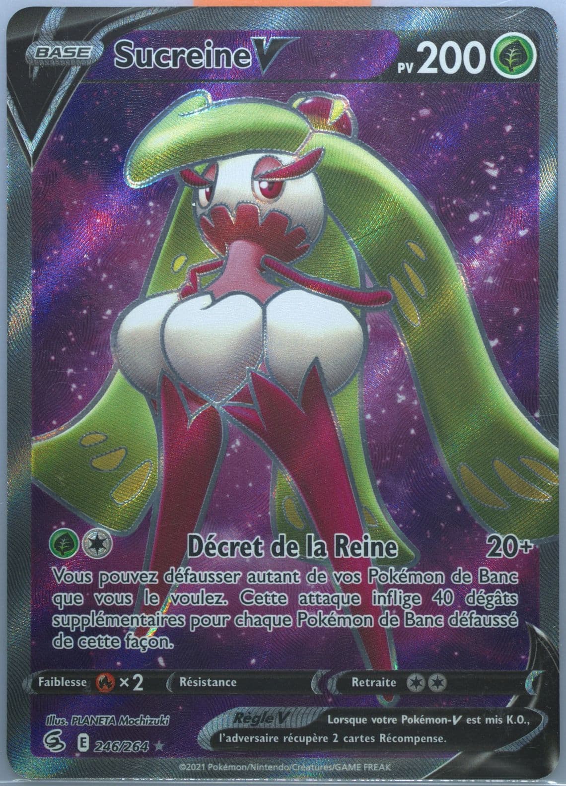 Full Art/Sucreine V French (246) 2021 Pokemon Sword & Shield Fusion Strike