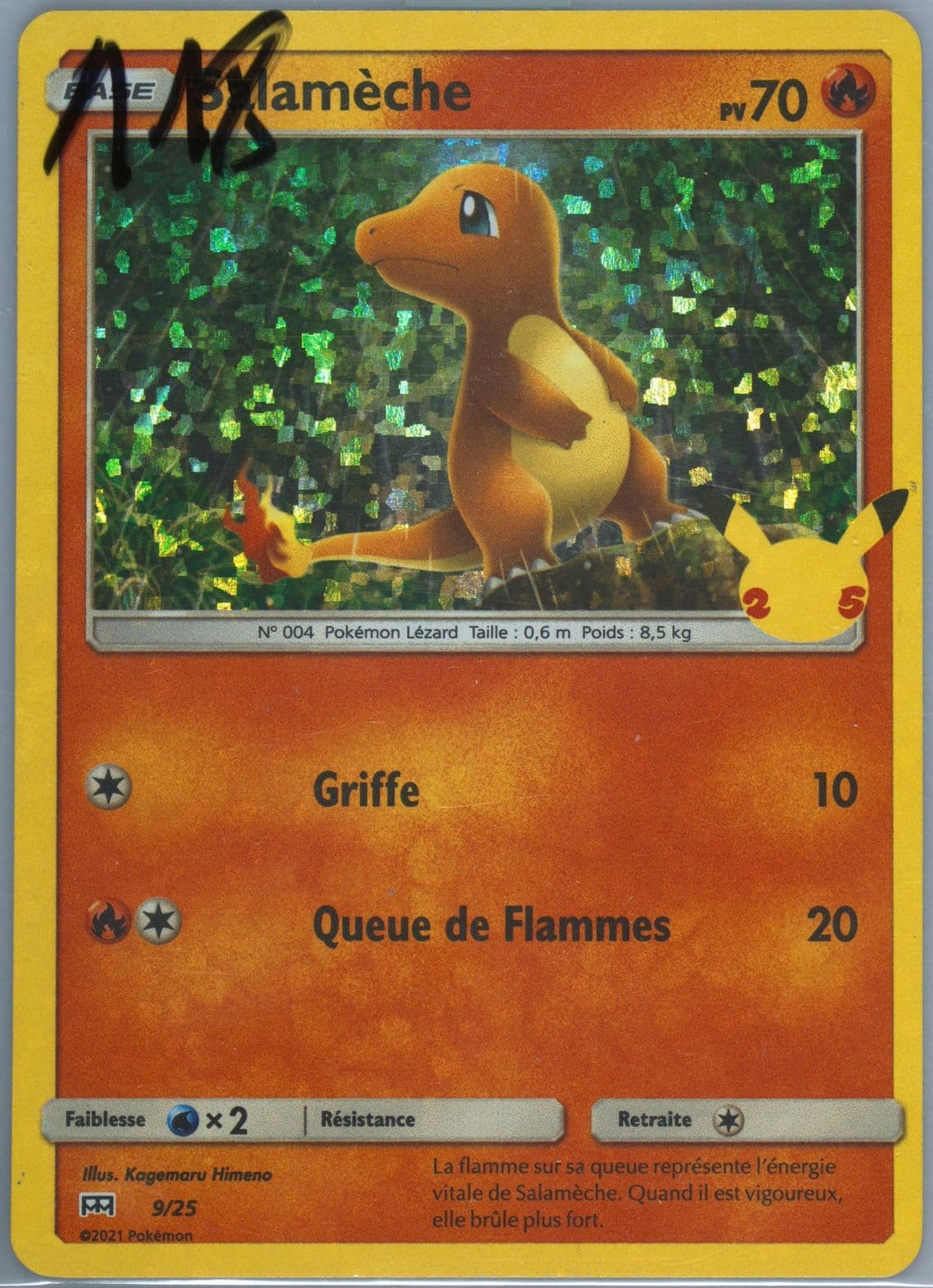 Salameche-Holo French (9) 2021 Pokemon Mcdonald's Collection