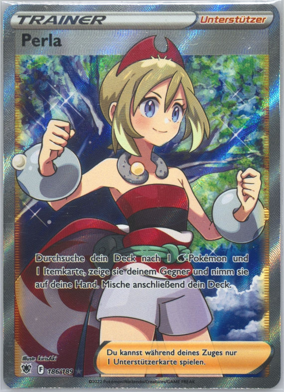 Full Art/Perla German (186) 2022 Pokemon Sword & Shield Astral Radiance
