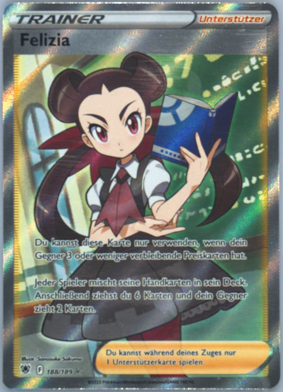 Full Art/Felizia German (188) 2022 Pokemon Sword & Shield Astral Radiance