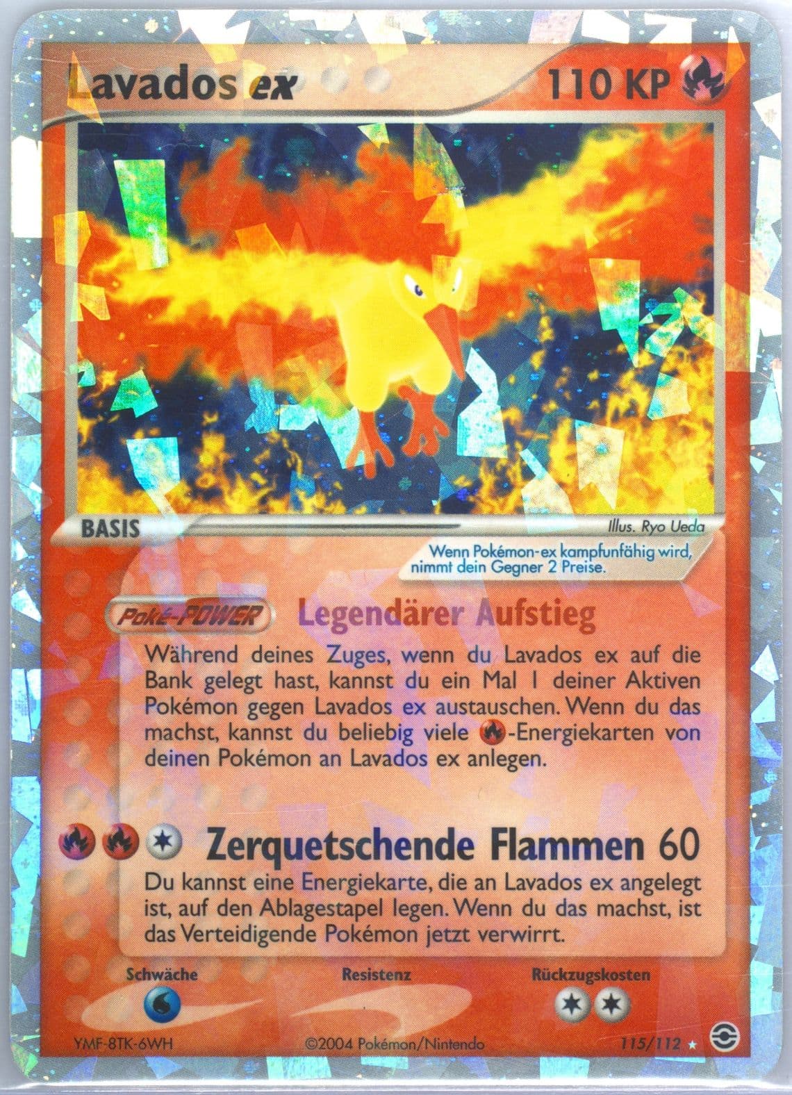 Lavados EX-Holo German (115) 2004 Pokemon EX Fire Red & Leaf Green