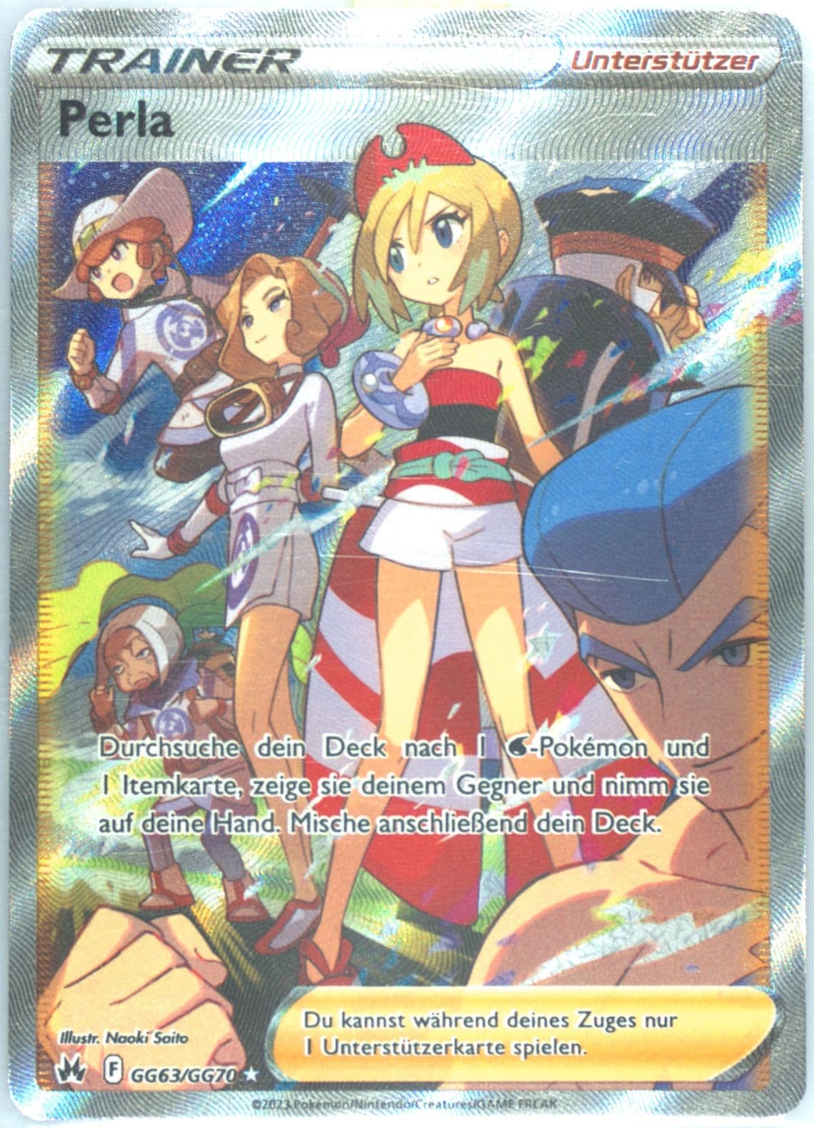 Full Art/Perla German (GG63) 2023 Pokemon Sword and Shield Crown Zenith