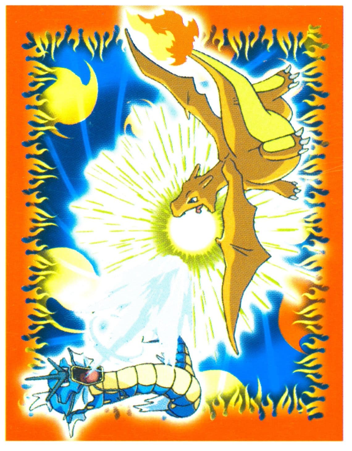 Charizard vs. Gyarados (H) 2001 Merlin Pokemon 4