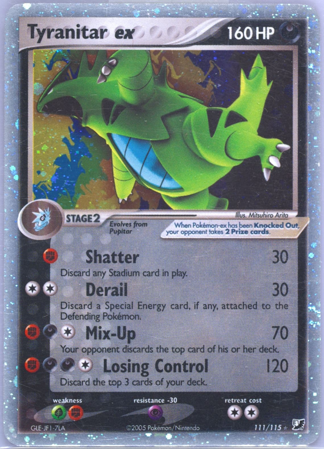 Tyranitar EX-Holo (111) 2005 Pokemon EX Unseen Forces