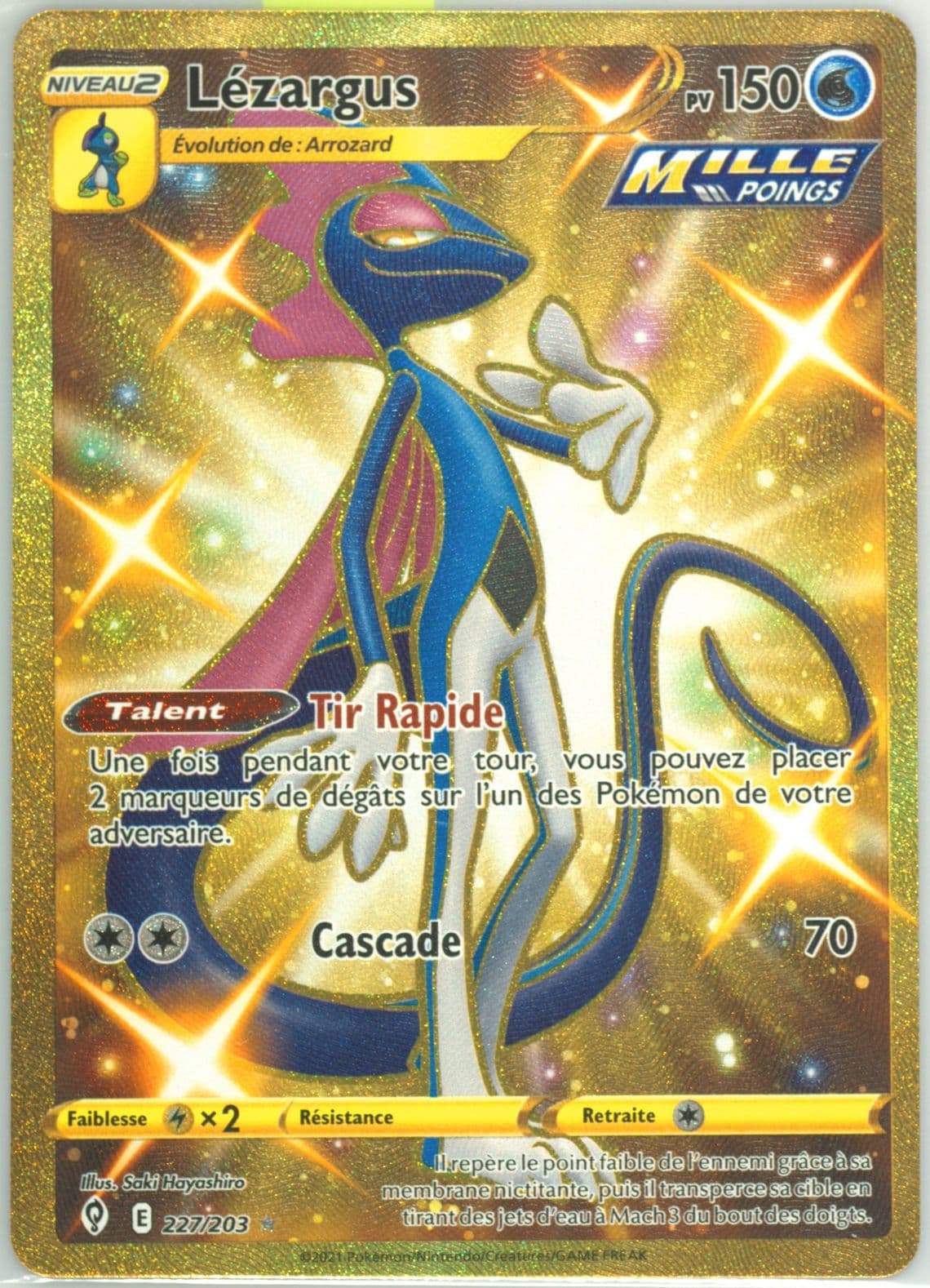 Full Art/Lezargus French-Secret (227) 2021 Pokemon Sword & Shield Evolving Skies