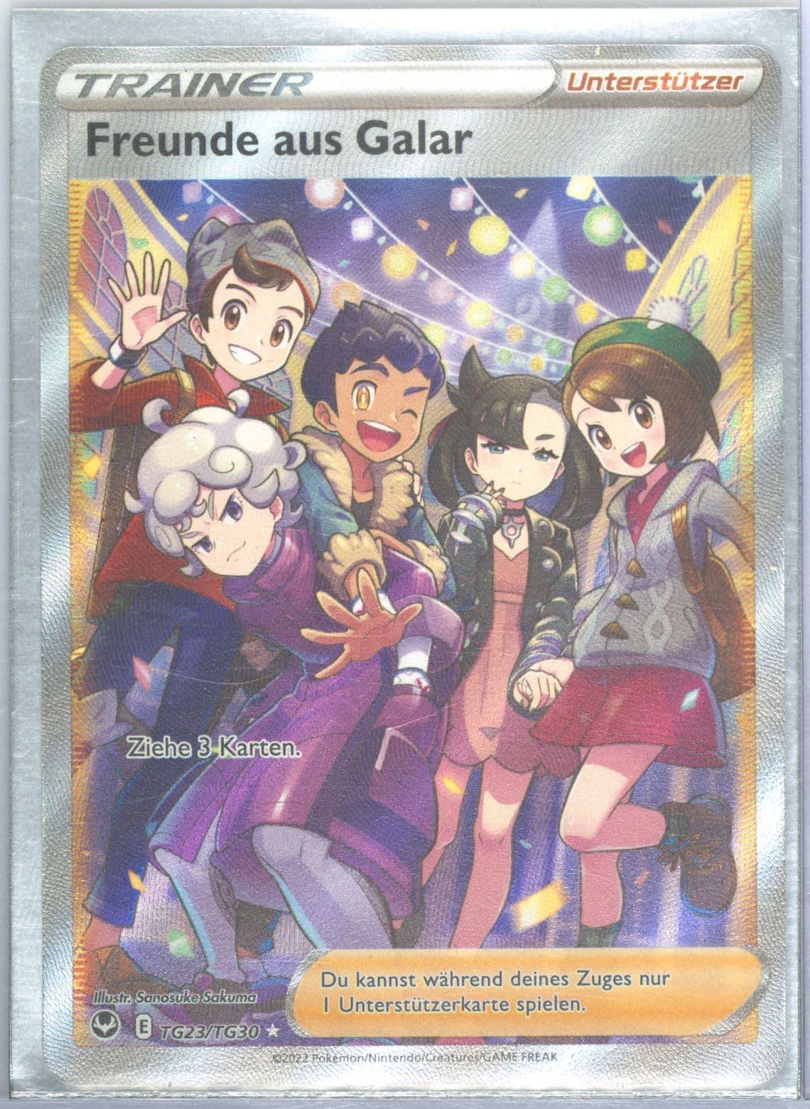 Full Art/Freunde Aus Galar German (TG23) 2022 Pokemon Sword & Shield Silver Tempest
