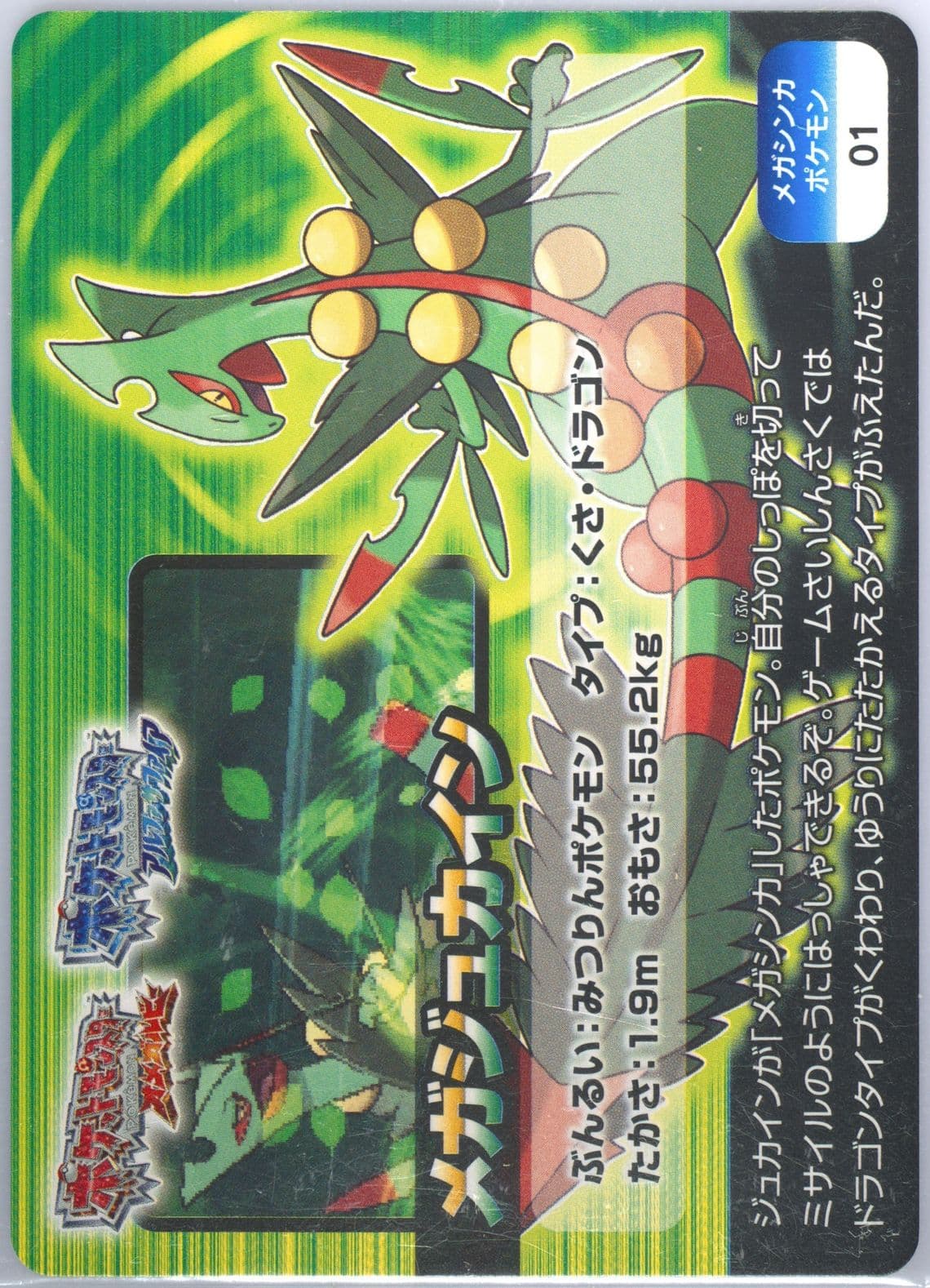 Mega Sceptile Mega Evolution (01) 2014 Pokemon Scrap