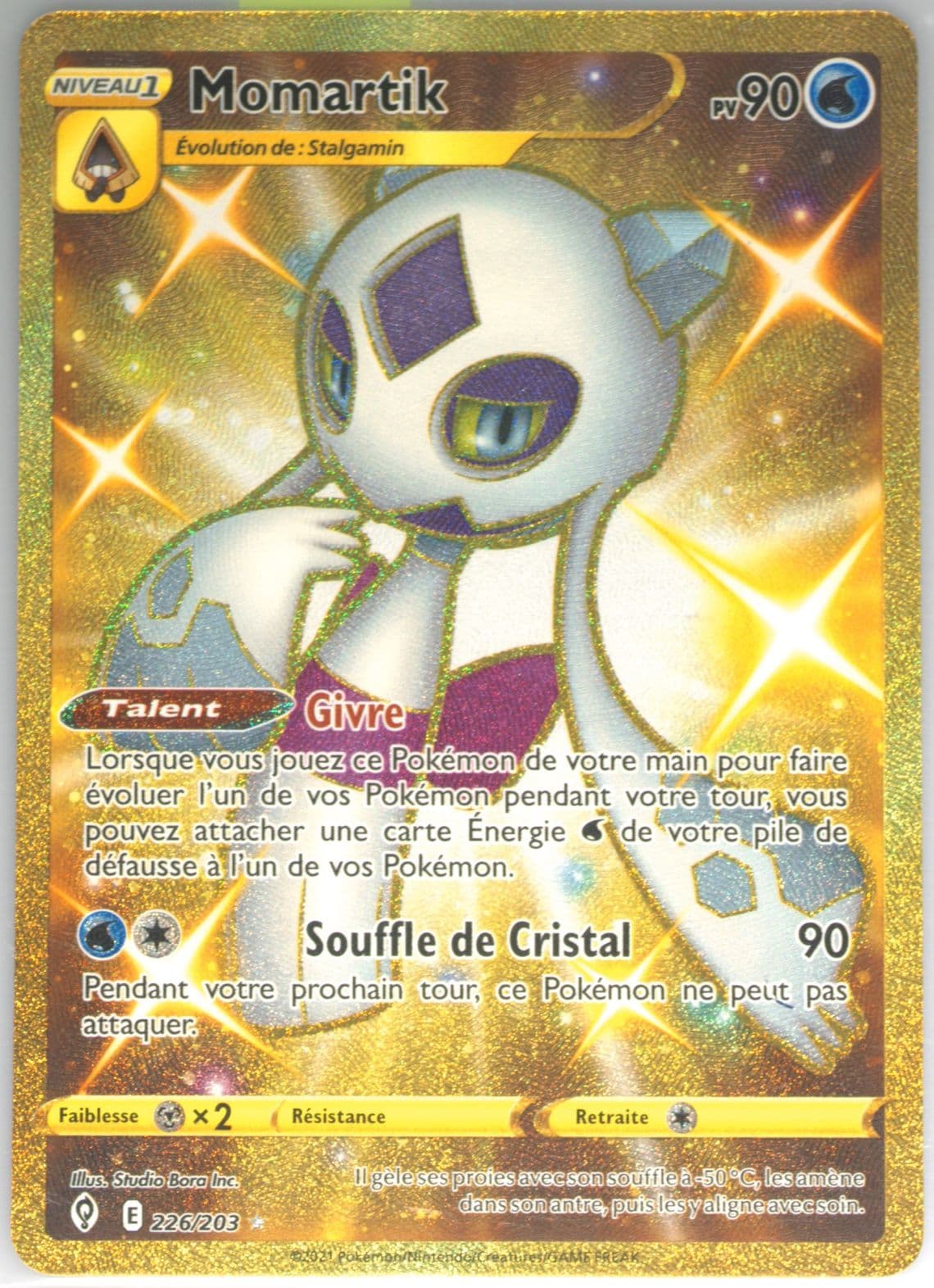 FA/Momartik French-Secret (226) 2021 Pokemon Sword & Shield Evolving Skies