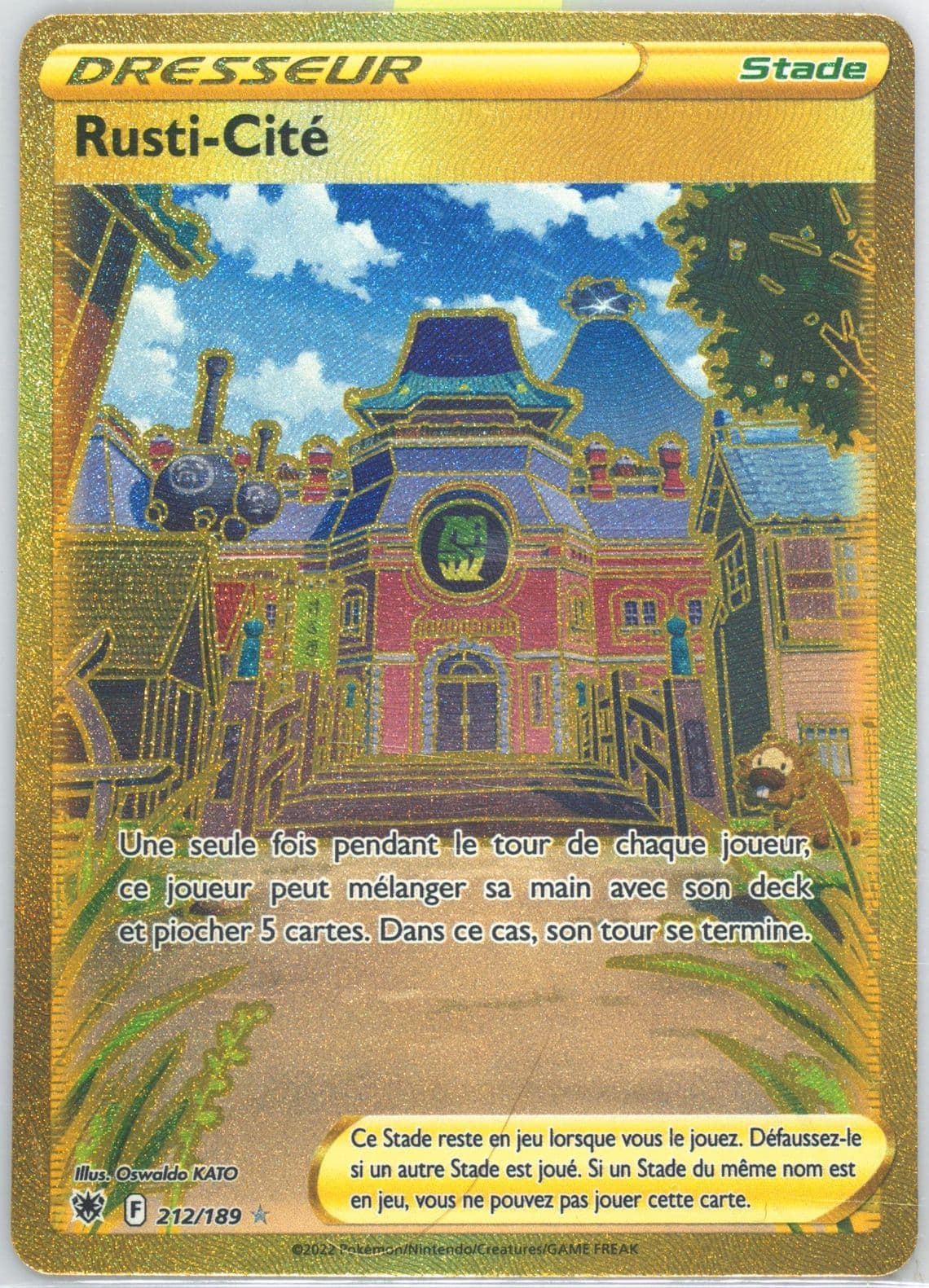 Full Art/Rusti-Cite French-Secret (212) 2022 Pokemon Sword & Shield Astral Radiance