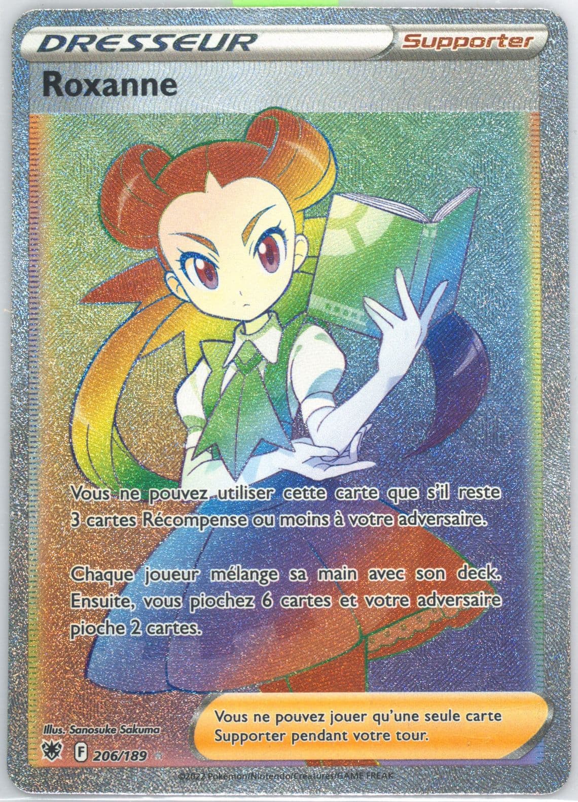 Full Art/Roxanne French-Secret (206) 2022 Pokemon Sword & Shield Astral Radiance
