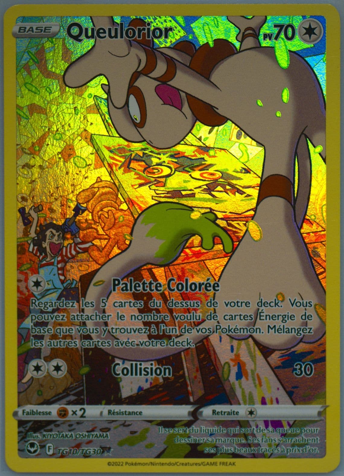 Full Art/Queulorior French (TG10) 2022 Pokemon Sword & Shield Silver Tempest