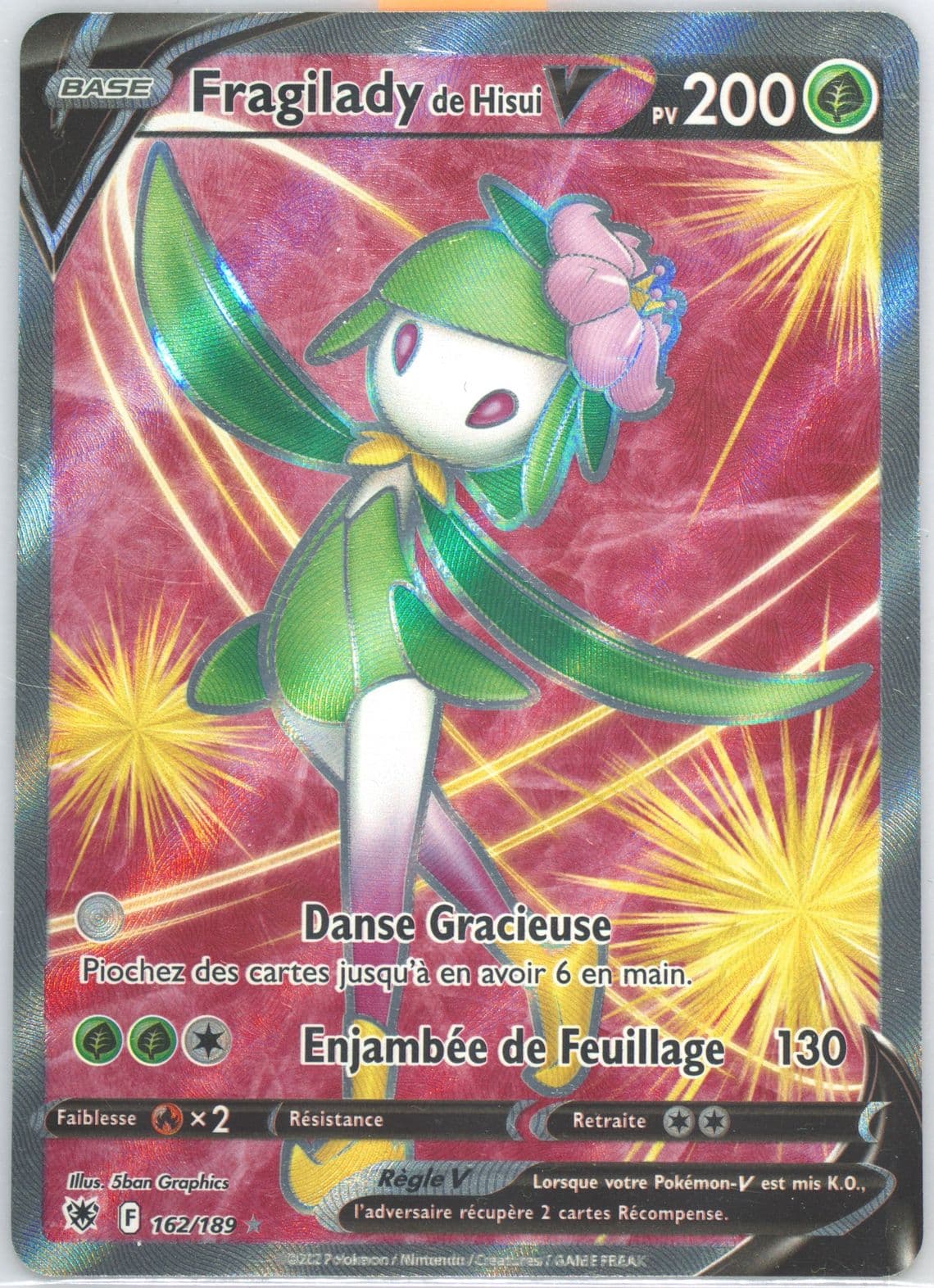 Full Art/Fragilady de Hisui V French (162) 2022 Pokemon Sword & Shield Astral Radiance