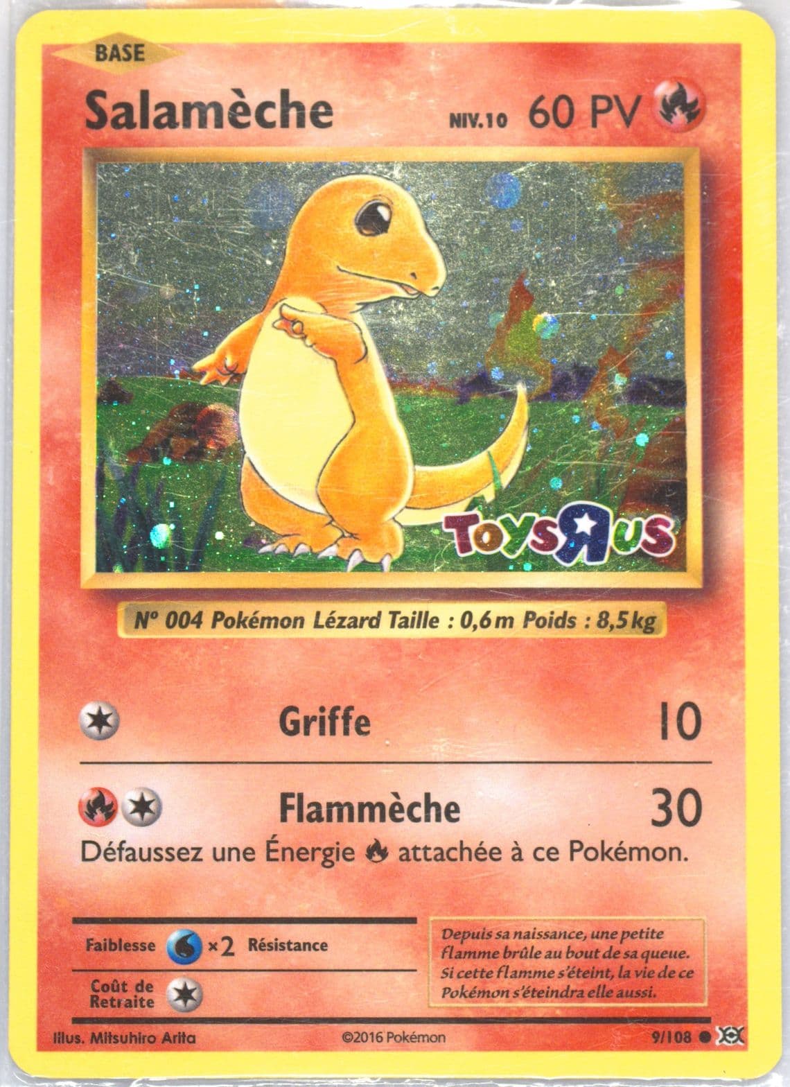 Salameche-Holo Cosmos-Toys R US-French (9) 2016 Pokemon XY Evolutions
