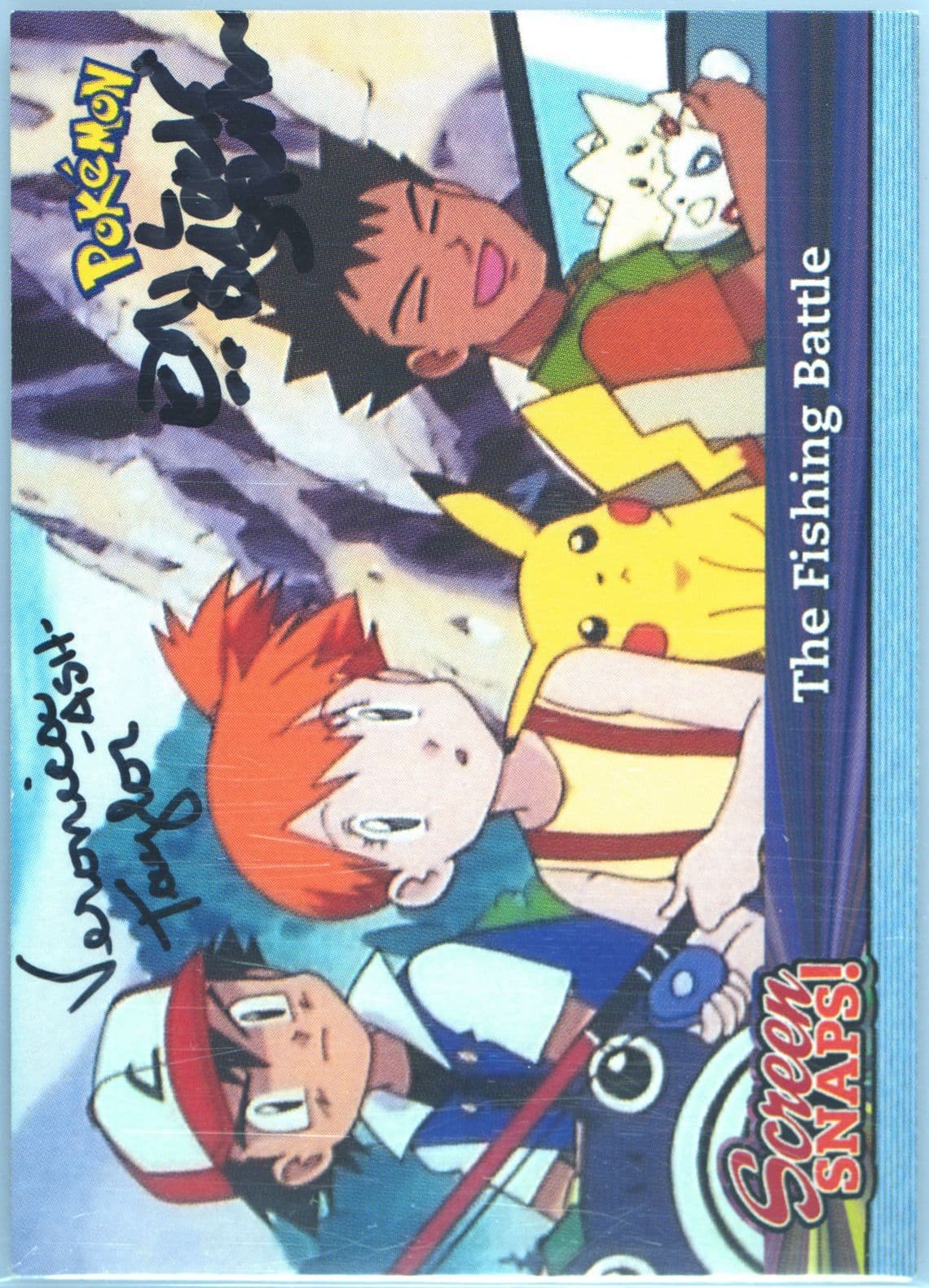 The Fishing Battle (11) 2001 Topps Pokemon Johto League Champions Episode Cards