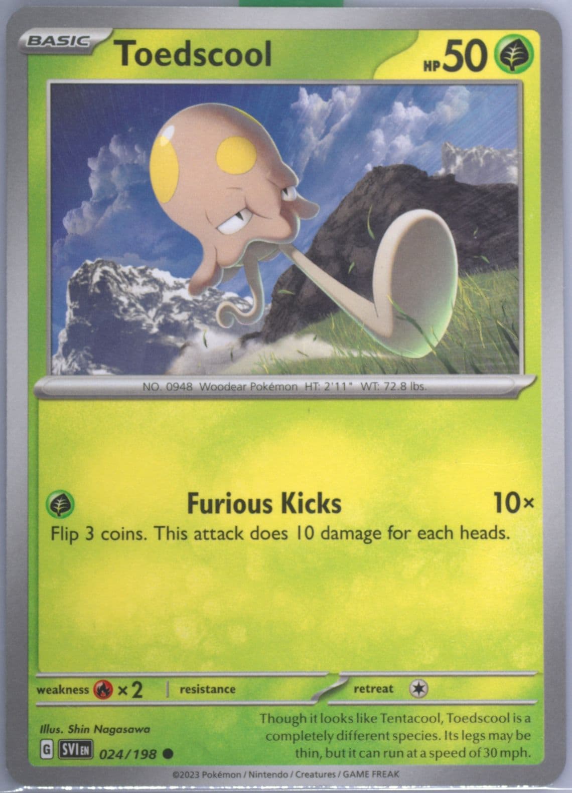 Toedscool (024) 2023 Pokemon Svi EN-Scarlet & Violet