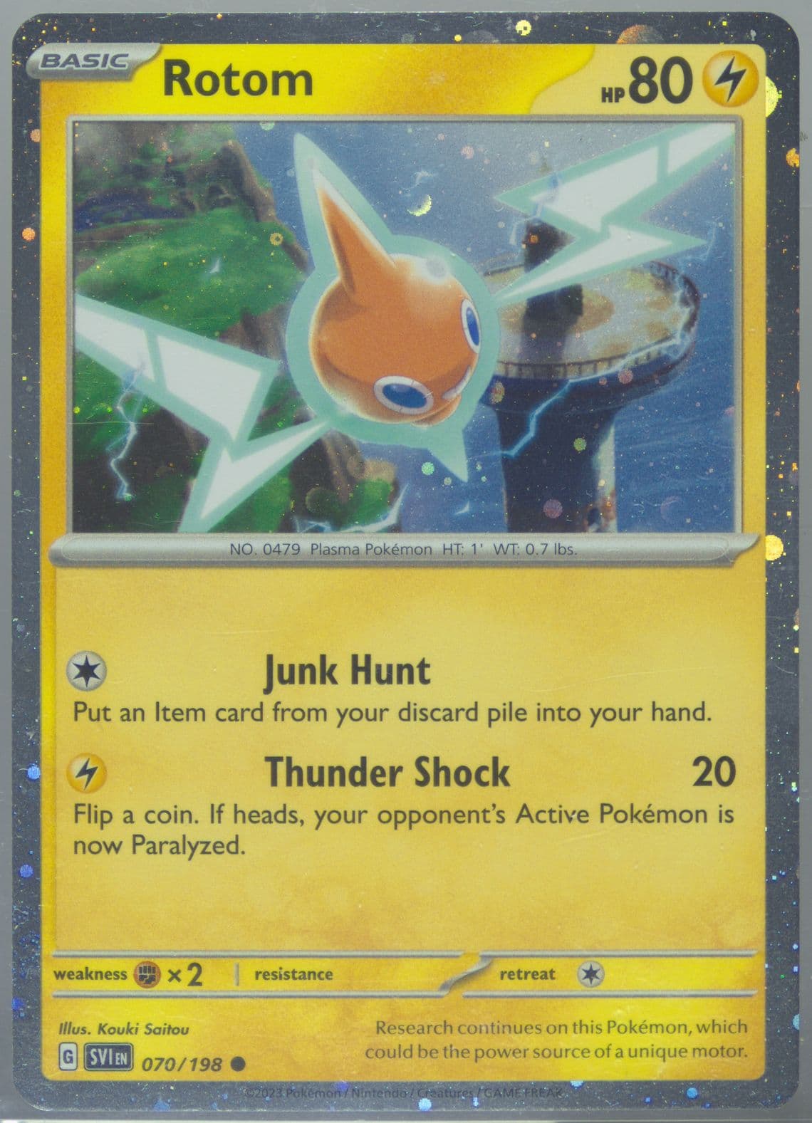 Rotom (070) 2023 Pokemon Svi EN-Scarlet & Violet