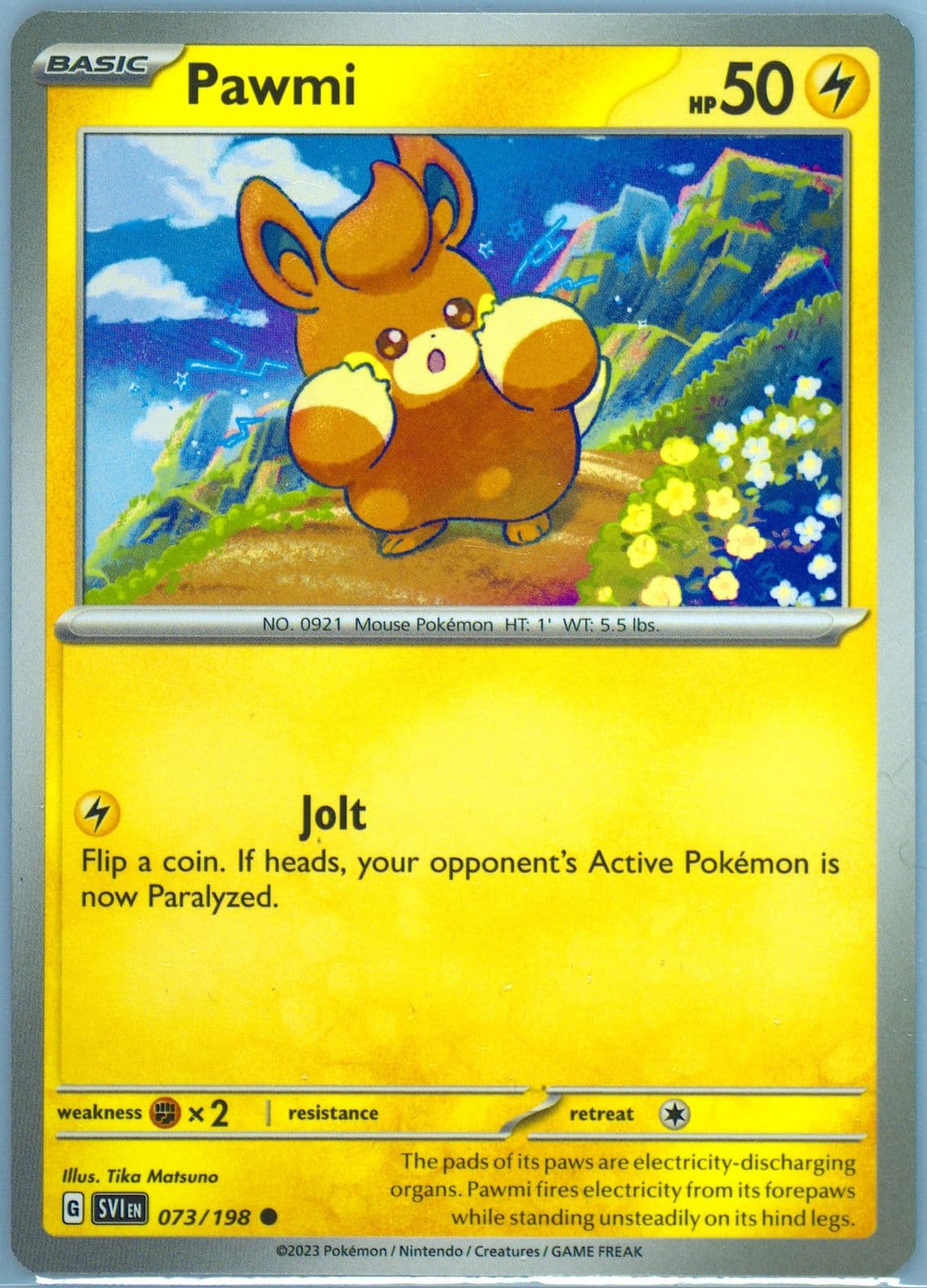 Pawmi (073) 2023 Pokemon Svi EN-Scarlet & Violet