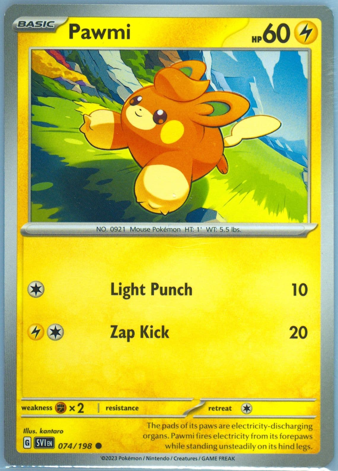 Pawmi (074) 2023 Pokemon Svi EN-Scarlet & Violet