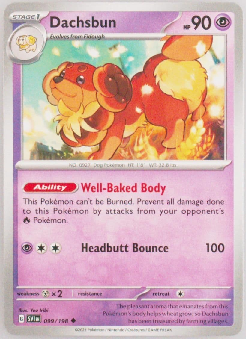 Dachsbun (099) 2023 Pokemon Svi EN-Scarlet & Violet