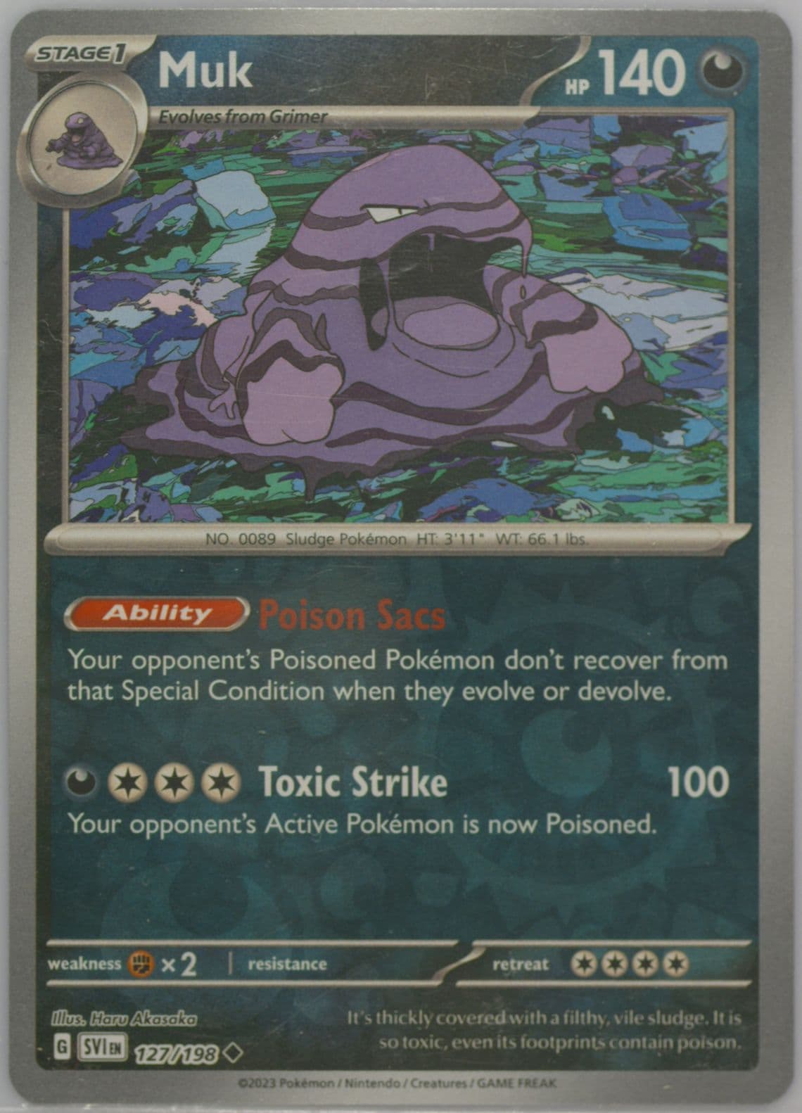 Muk (127) 2023 Pokemon Svi EN-Scarlet & Violet