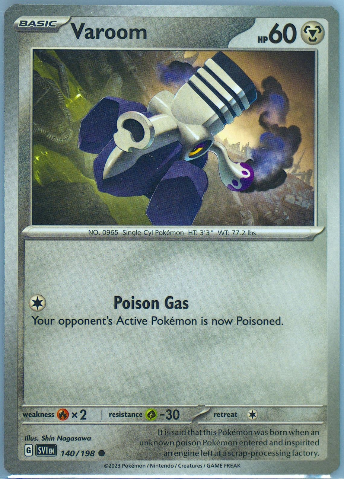 Varoom (140) 2023 Pokemon Svi EN-Scarlet & Violet