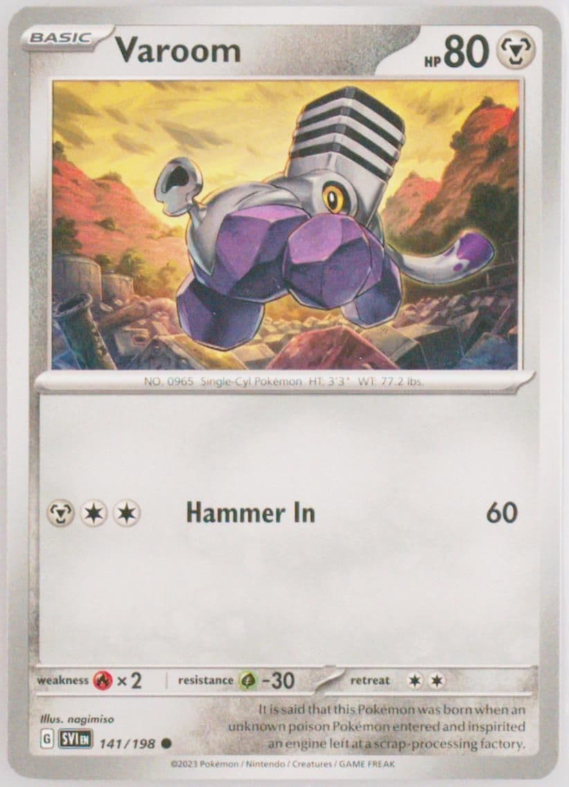 Varoom (141) 2023 Pokemon Svi EN-Scarlet & Violet