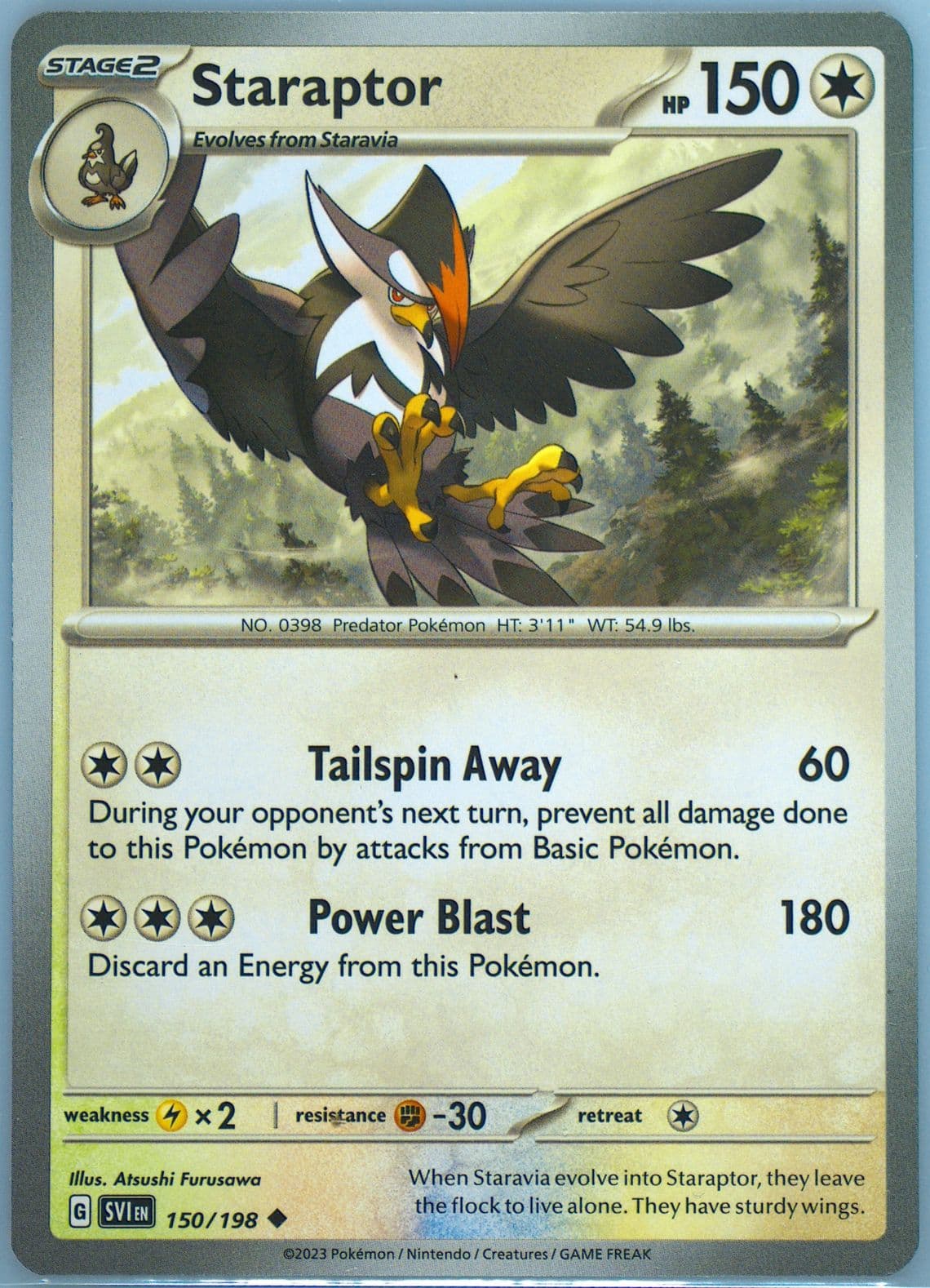 Staraptor (150) 2023 Pokemon Svi EN-Scarlet & Violet