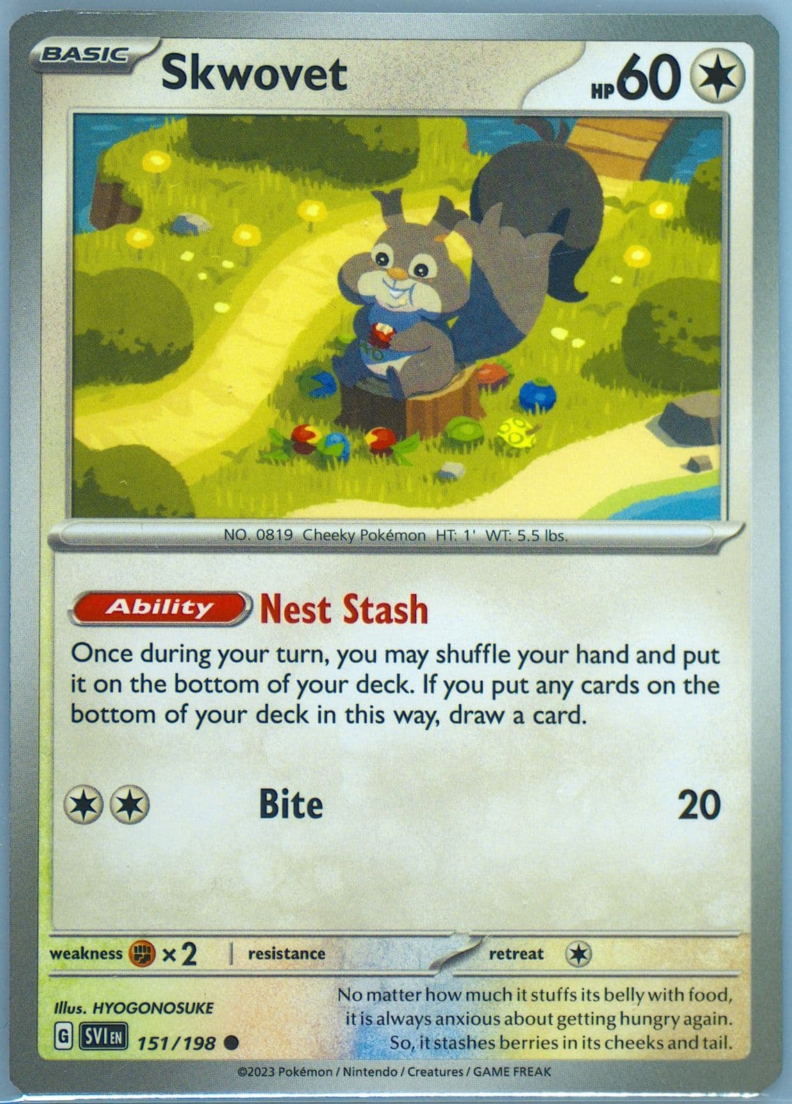 Skwovet (151) 2023 Pokemon Svi EN-Scarlet & Violet