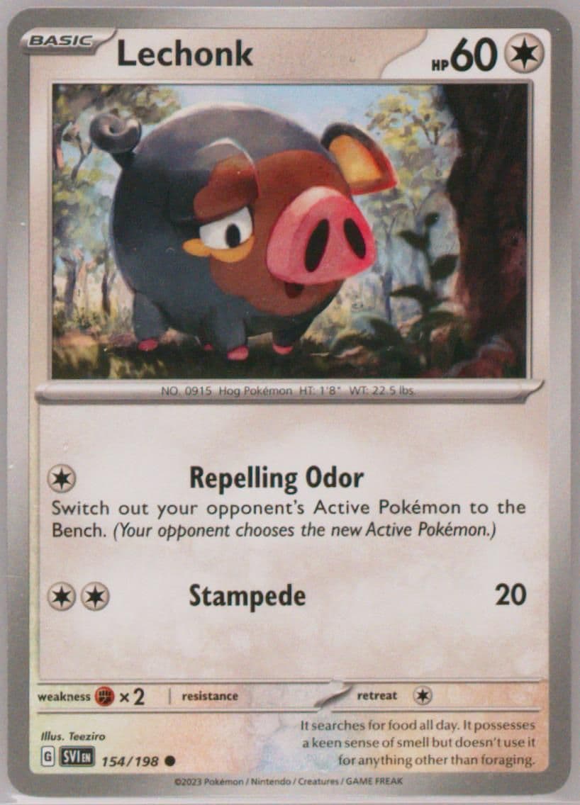 Lechonk (154) 2023 Pokemon Svi EN-Scarlet & Violet